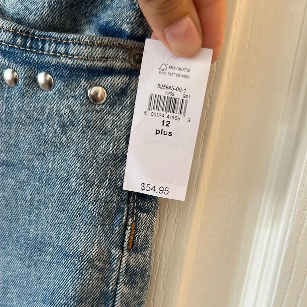 GAP Blue Flare Jeans with Mid-Rise Fit